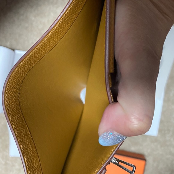 New with tag Hermès Wallet Bearn Rose Confetti - Picture 6 of 7